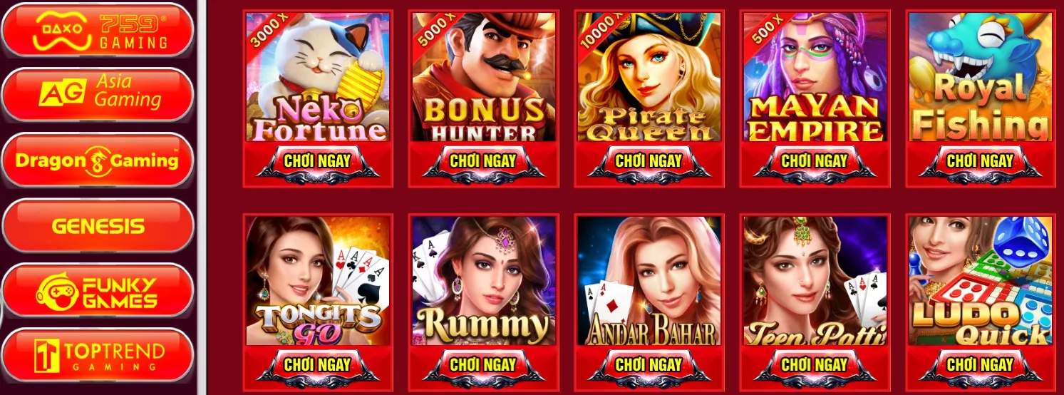 Máy đánh bạc tại Sodo Casino