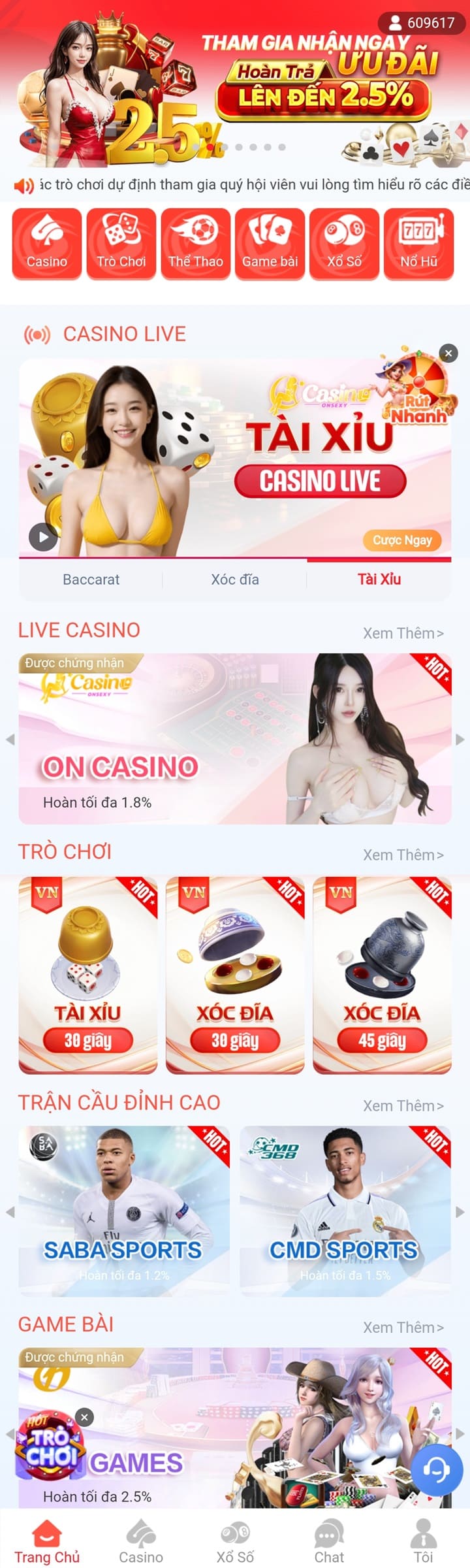 Hình ảnh chính cho điện thoại thông minh Sodo Casino